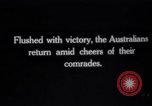 Image of Australian troops returning from front during Battle of Pozières France, 1916, second 1 stock footage video 65675029646