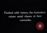 Image of Australian troops returning from front during Battle of Pozières France, 1916, second 5 stock footage video 65675029646