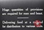 Image of food supplies France, 1917, second 1 stock footage video 65675029649