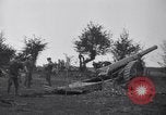 Image of allied 8 inch artillery gun First World War France, 1918, second 39 stock footage video 65675029652