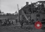 Image of Allied troops in destroyed French town during World War I France, 1918, second 15 stock footage video 65675029653