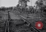 Image of Allied troops in destroyed French town during World War I France, 1918, second 28 stock footage video 65675029653