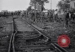 Image of Allied troops in destroyed French town during World War I France, 1918, second 29 stock footage video 65675029653