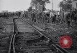 Image of Allied troops in destroyed French town during World War I France, 1918, second 32 stock footage video 65675029653