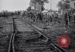 Image of Allied troops in destroyed French town during World War I France, 1918, second 34 stock footage video 65675029653