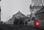 Image of Allied troops in destroyed French town during World War I France, 1918, second 55 stock footage video 65675029653