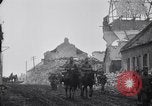 Image of Allied troops in destroyed French town during World War I France, 1918, second 56 stock footage video 65675029653