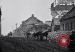 Image of Allied troops in destroyed French town during World War I France, 1918, second 61 stock footage video 65675029653