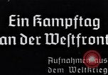 Standbild deutsche Truppen in Richtung der Vorderseite Frankreich, 1918, aus Sekunde 10 historischem Filmmaterial Videoclip 65675029656