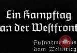 Standbild deutsche Truppen in Richtung der Vorderseite Frankreich, 1918, aus Sekunde 11 historischem Filmmaterial Videoclip 65675029656