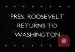 Standbild Präsident Roosevelt Washington DC USA, 1944, aus Sekunde 31 historischem Filmmaterial Videoclip 65675029660