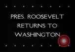 Standbild Präsident Roosevelt Washington DC USA, 1944, aus Sekunde 34 historischem Filmmaterial Videoclip 65675029660