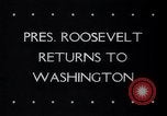 Standbild Präsident Roosevelt Washington DC USA, 1944, aus Sekunde 35 historischem Filmmaterial Videoclip 65675029660