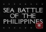 Standbild amerikanischen Flotte Leyte Gulf Philippinen, 1944, aus Sekunde 3 historischem Filmmaterial Videoclip 65675029662