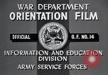 Image of actors imitating Nazi officers France, 1944, second 13 stock footage video 65675029666