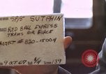 Standbild Paletten von Verbrauchsmaterialien California United States USA, 1967, aus Sekunde 6 historischem Filmmaterial Videoclip 65675029668