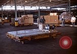 Standbild Paletten von Verbrauchsmaterialien California United States USA, 1967, aus Sekunde 9 historischem Filmmaterial Videoclip 65675029669