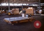 Standbild Paletten von Verbrauchsmaterialien California United States USA, 1967, aus Sekunde 10 historischem Filmmaterial Videoclip 65675029669