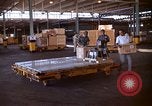 Standbild Paletten von Verbrauchsmaterialien California United States USA, 1967, aus Sekunde 15 historischem Filmmaterial Videoclip 65675029669