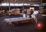 Standbild Paletten von Verbrauchsmaterialien California United States USA, 1967, aus Sekunde 16 historischem Filmmaterial Videoclip 65675029669