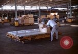 Standbild Paletten von Verbrauchsmaterialien California United States USA, 1967, aus Sekunde 18 historischem Filmmaterial Videoclip 65675029669