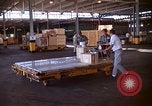 Standbild Paletten von Verbrauchsmaterialien California United States USA, 1967, aus Sekunde 19 historischem Filmmaterial Videoclip 65675029669