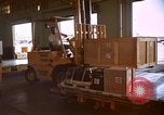 Standbild Paletten von Verbrauchsmaterialien California United States USA, 1967, aus Sekunde 58 historischem Filmmaterial Videoclip 65675029669