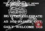 Image of New Year's celebrations New York United States USA, 1933, second 7 stock footage video 65675029681