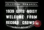 Image of New Year celebrations New York United States USA, 1939, second 4 stock footage video 65675029684
