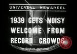 Image of New Year celebrations New York United States USA, 1939, second 5 stock footage video 65675029684