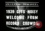 Image of New Year celebrations New York United States USA, 1939, second 6 stock footage video 65675029684