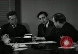 Image of Robert Sherrod interviews New York City USA, 1939, second 16 stock footage video 65675029693