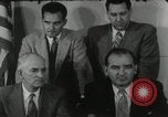 Image of Joseph McCarthy investigates communism New York City USA, 1953, second 8 stock footage video 65675029713