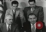 Image of Joseph McCarthy investigates communism New York City USA, 1953, second 14 stock footage video 65675029713