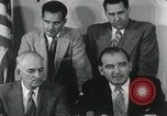 Image of Joseph McCarthy investigates communism New York City USA, 1953, second 18 stock footage video 65675029713