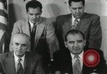 Image of Joseph McCarthy investigates communism New York City USA, 1953, second 23 stock footage video 65675029713