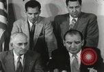 Image of Joseph McCarthy investigates communism New York City USA, 1953, second 25 stock footage video 65675029713