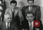 Image of Joseph McCarthy investigates communism New York City USA, 1953, second 27 stock footage video 65675029713