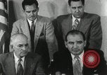 Image of Joseph McCarthy investigates communism New York City USA, 1953, second 28 stock footage video 65675029713