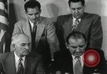 Image of Joseph McCarthy investigates communism New York City USA, 1953, second 38 stock footage video 65675029713