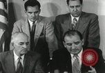 Image of Joseph McCarthy investigates communism New York City USA, 1953, second 46 stock footage video 65675029713