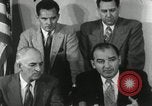 Image of Joseph McCarthy investigates communism New York City USA, 1953, second 48 stock footage video 65675029713