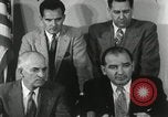 Image of Joseph McCarthy investigates communism New York City USA, 1953, second 49 stock footage video 65675029713
