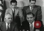 Image of Joseph McCarthy investigates communism New York City USA, 1953, second 51 stock footage video 65675029713