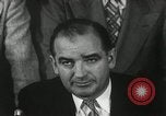 Image of Joseph McCarthy investigates communism New York City USA, 1953, second 60 stock footage video 65675029713