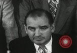 Image of Joseph McCarthy investigates communism New York City USA, 1953, second 62 stock footage video 65675029713