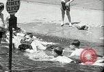 Image of escaping summer heat in New York City New York City USA, 1936, second 19 stock footage video 65675029718