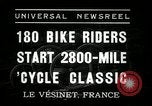 Standbild 1936 Tour de France bicycle Race Le Vesinet Frankreich, 1936, aus Sekunde 6 historischem Filmmaterial Videoclip 65675029720