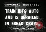Standbild Illinois Central Train Covington Tennessee USA, 1936, aus Sekunde 3 historischem Filmmaterial Videoclip 65675029721