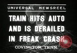 Standbild Illinois Central Train Covington Tennessee USA, 1936, aus Sekunde 6 historischem Filmmaterial Videoclip 65675029721